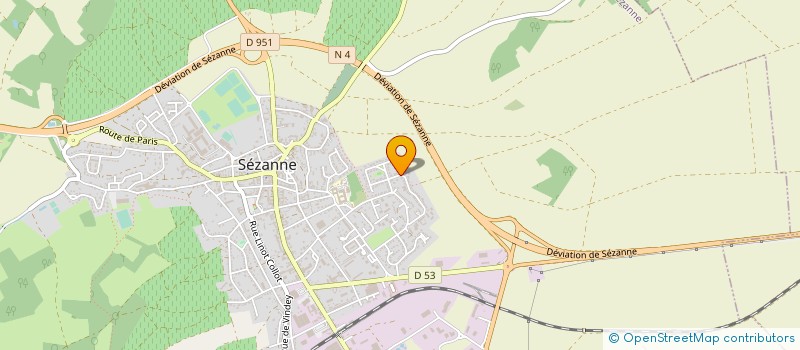 localisation de l'entreprise MONSIEUR PATRICK LECOMTE  SEZANNE