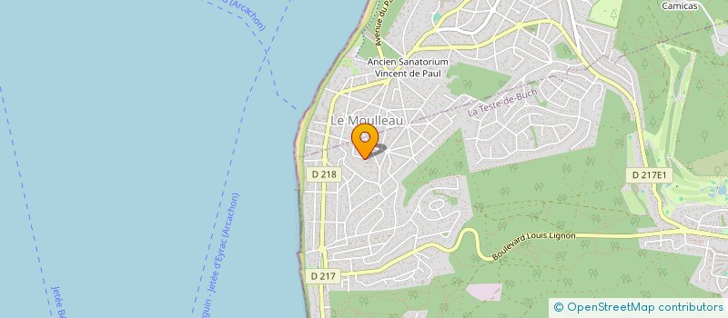 localisation de l'entreprise MONSIEUR PATRICK LECOMTE à LA TESTE-DE-BUCH