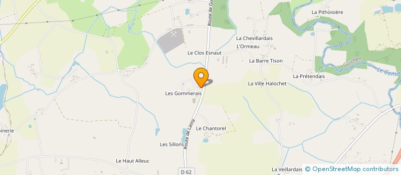 localisation de l'entreprise MONSIEUR PATRICK LECOQ  GUIGNEN