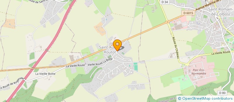 localisation de l'entreprise MONSIEUR PATRICK LECROQ  SAINT-AUBIN-ROUTOT