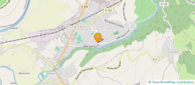 localisation de l'entreprise MONSIEUR PATRICK LECUYER  BIARS-SUR-CERE