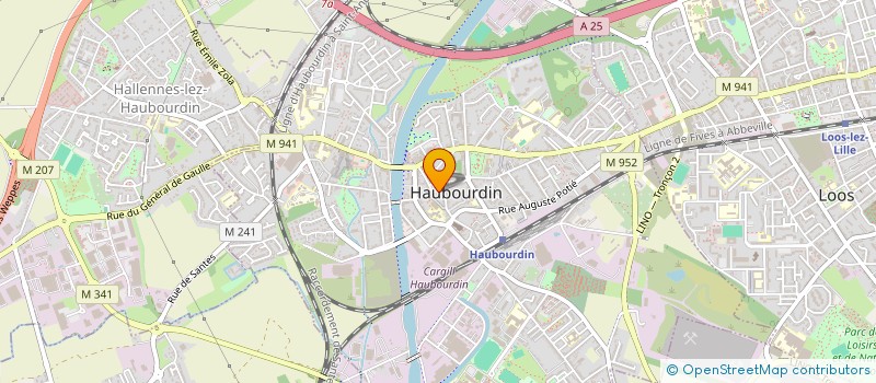 localisation de l'entreprise MONSIEUR PATRICK LEDOUX  HAUBOURDIN