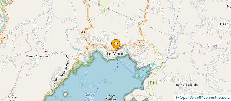 localisation de l'entreprise MONSIEUR PATRICK LEDOUX  LE MARIN