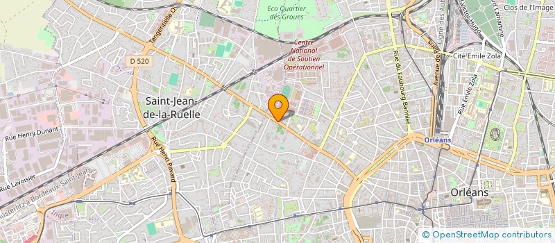 localisation de l'entreprise MONSIEUR PATRICK LEDRU à ORLEANS