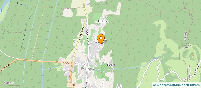 localisation de l'entreprise MONSIEUR PATRICK LEFEBVRE  RUFFIEUX