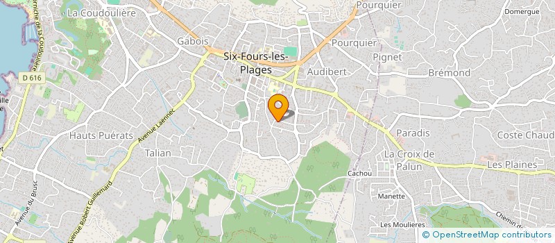 localisation de l'entreprise MONSIEUR PATRICK LEFEBVRE à SIX-FOURS-LES-PLAGES