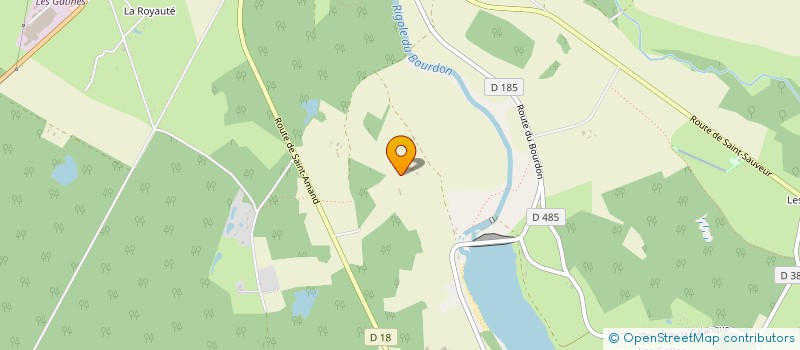 localisation de l'entreprise MONSIEUR PATRICK LEFEVRE  SAINT-FARGEAU