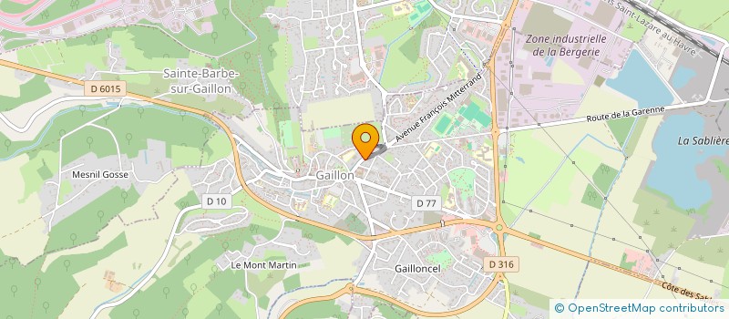 localisation de l'entreprise MONSIEUR PATRICK LEFEVRE à GAILLON