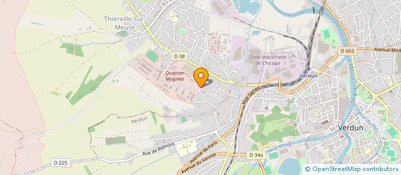localisation de l'entreprise MONSIEUR PATRICK LEFORT  THIERVILLE-SUR-MEUSE