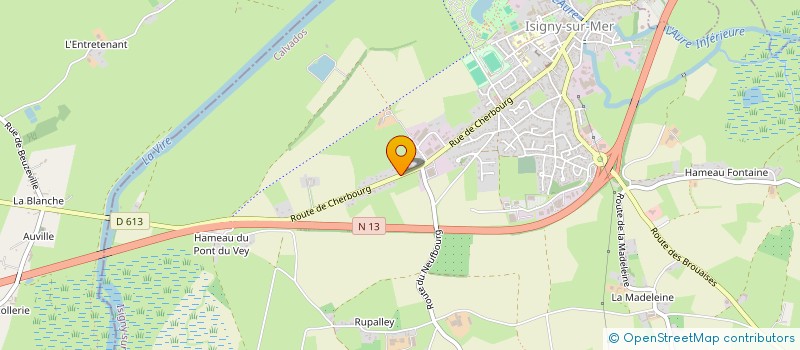 localisation de l'entreprise MONSIEUR PATRICK LEGASTELOIS  ISIGNY-SUR-MER