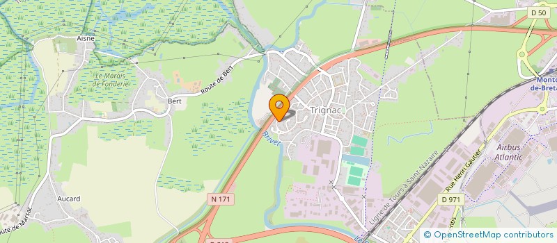 localisation de l'entreprise MONSIEUR PATRICK LEGENDRE  TRIGNAC