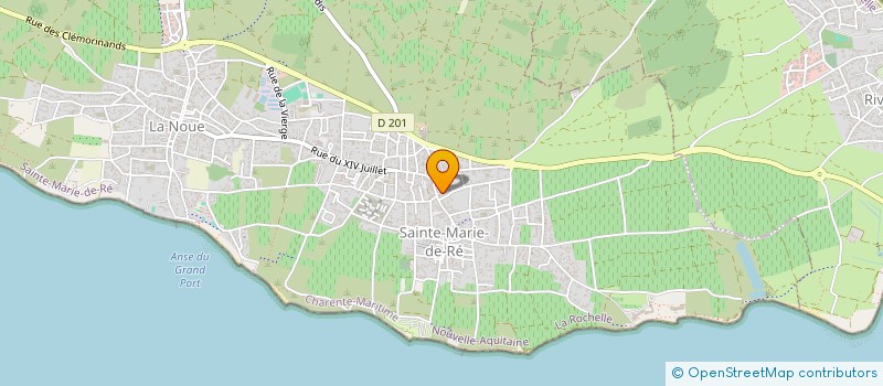 localisation de l'entreprise MONSIEUR PATRICK LEGER  SAINTE-MARIE-DE-RE