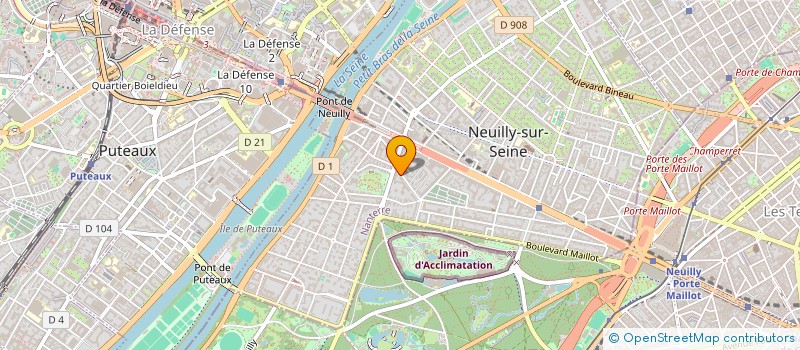 localisation de l'entreprise MONSIEUR PATRICK LEGER à NEUILLY-SUR-SEINE