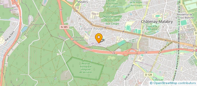 localisation de l'entreprise MONSIEUR PATRICK LEGER  CHATENAY-MALABRY