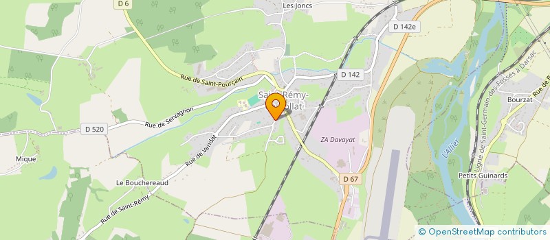 localisation de l'entreprise MONSIEUR PATRICK LEGOUPIL  SAINT-REMY-EN-ROLLAT