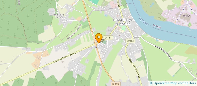 localisation de l'entreprise MONSIEUR PATRICK LEGRAND  ARELAUNE-EN-SEINE