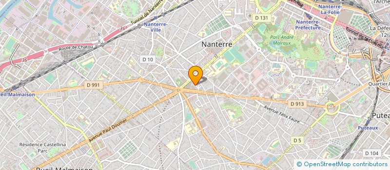 localisation de l'entreprise MONSIEUR PATRICK LEGRAS DE GRANDCOURT à NANTERRE