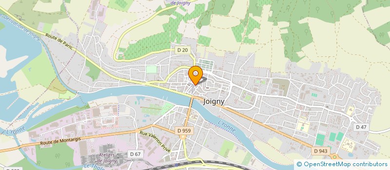 localisation de l'entreprise MONSIEUR PATRICK LEHEC  JOIGNY