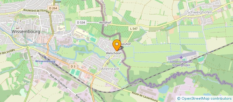 localisation de l'entreprise MONSIEUR PATRICK LEITNER  CLEEBOURG