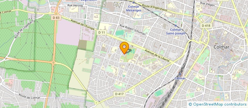 localisation de l'entreprise MONSIEUR PATRICK LEJAL  COLMAR