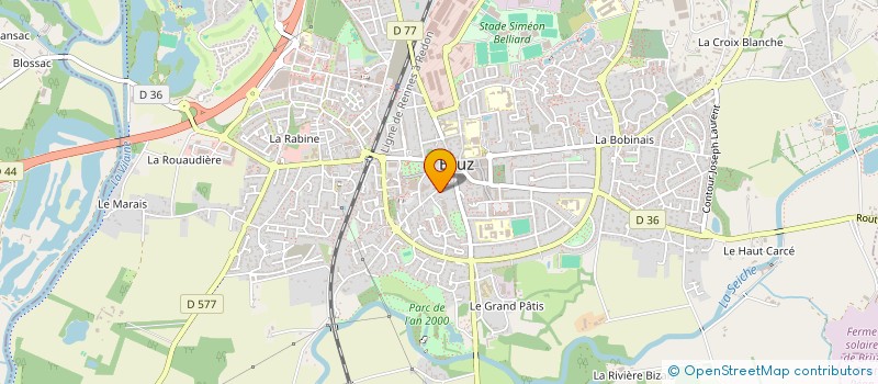 localisation de l'entreprise MONSIEUR PATRICK LELIEVRE  BRUZ