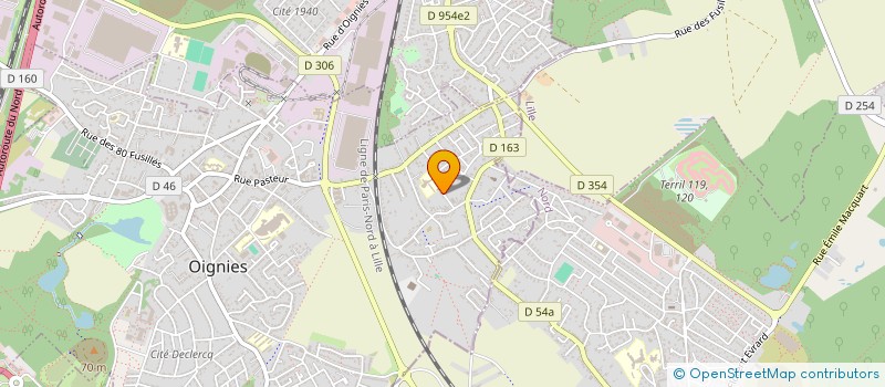 localisation de l'entreprise MONSIEUR PATRICK LEMAIRE à OIGNIES
