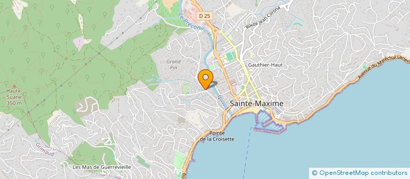 localisation de l'entreprise MONSIEUR PATRICK LEMAIRE à SAINTE-MAXIME
