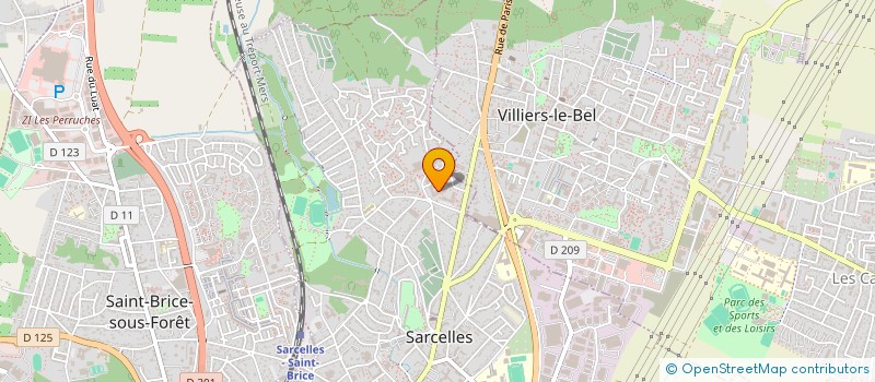 localisation de l'entreprise MONSIEUR PATRICK LEMASSON à SARCELLES