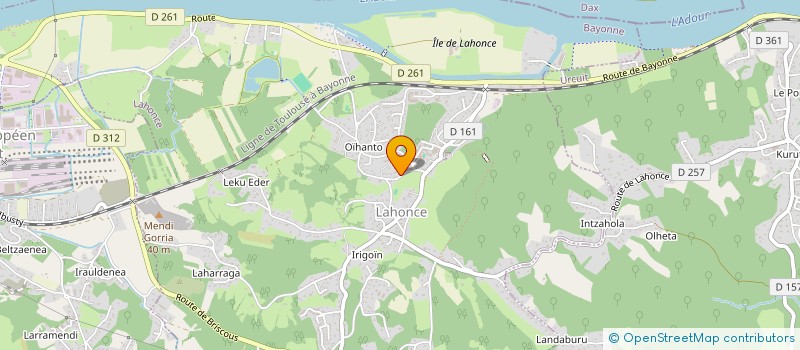 localisation de l'entreprise MONSIEUR PATRICK LEMBEYE à LAHONCE