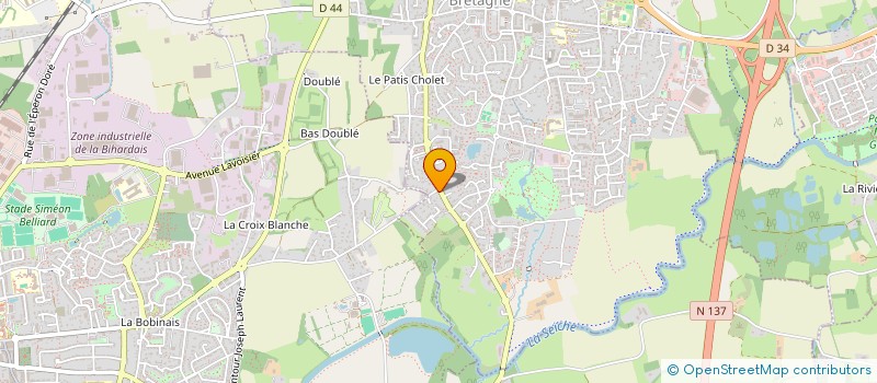 localisation de l'entreprise MONSIEUR PATRICK LEMEE  CHARTRES-DE-BRETAGNE