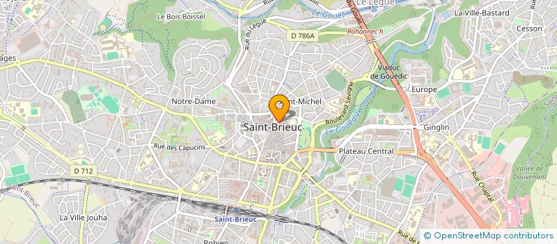 localisation de l'entreprise MONSIEUR PATRICK LEMETAYER à SAINT-BRIEUC