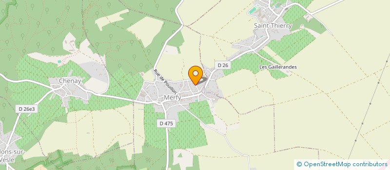 localisation de l'entreprise MONSIEUR PATRICK LEMOINE  MERFY