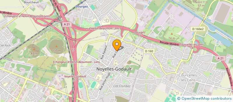 localisation de l'entreprise MONSIEUR PATRICK LEMOINE  NOYELLES-GODAULT