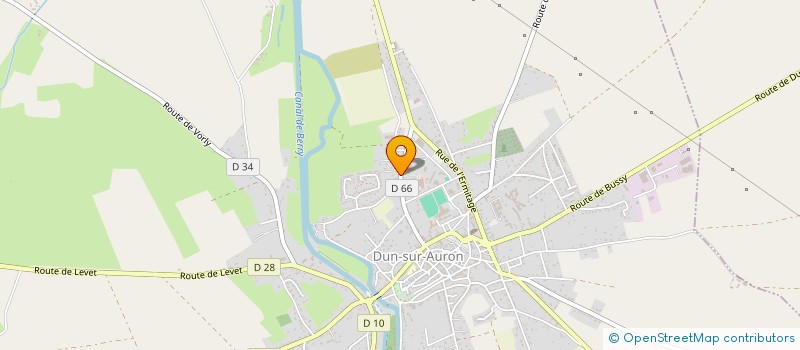 localisation de l'entreprise MONSIEUR PATRICK LEMU  DUN-SUR-AURON