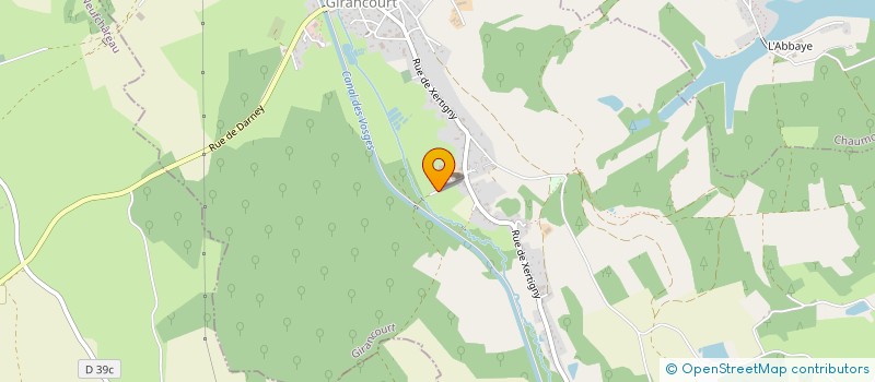 localisation de l'entreprise MONSIEUR PATRICK LEMUHOT  GIRANCOURT