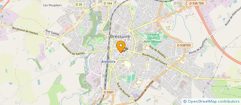 localisation de l'entreprise MONSIEUR PATRICK LENEUF à BRESSUIRE
