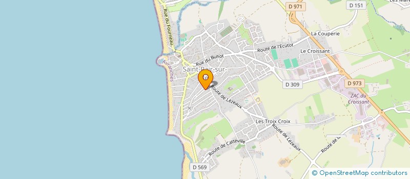 localisation de l'entreprise MONSIEUR PATRICK LENFANT à SAINT-PAIR-SUR-MER