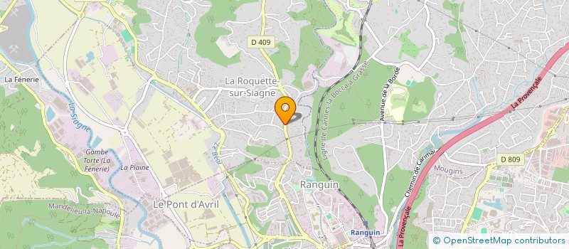 localisation de l'entreprise MONSIEUR PATRICK LENGERT à LA ROQUETTE-SUR-SIAGNE