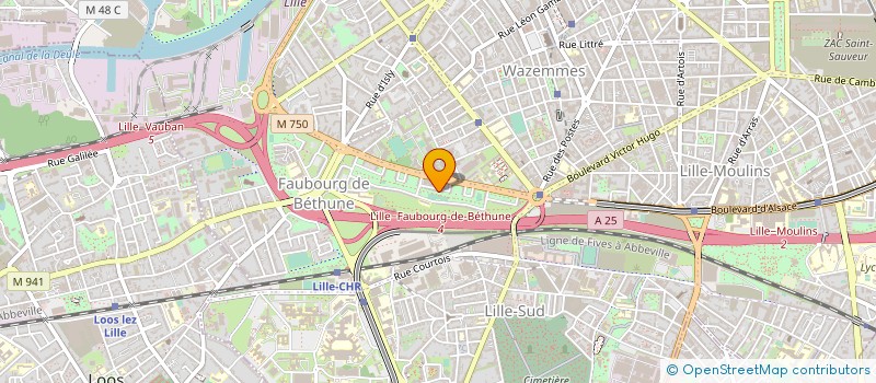 localisation de l'entreprise MONSIEUR PATRICK LENNE à LILLE