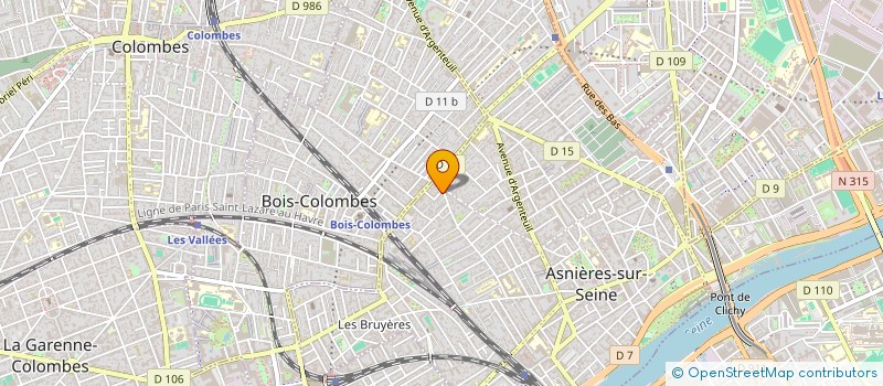 localisation de l'entreprise MONSIEUR PATRICK LENOIR  ASNIERES-SUR-SEINE