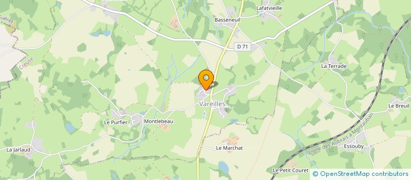 localisation de l'entreprise MONSIEUR PATRICK LENOIR à VAREILLES
