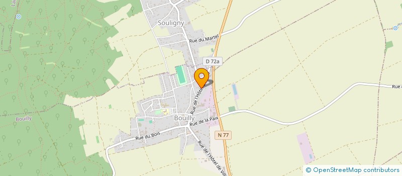 localisation de l'entreprise MONSIEUR PATRICK LEON  BOUILLY