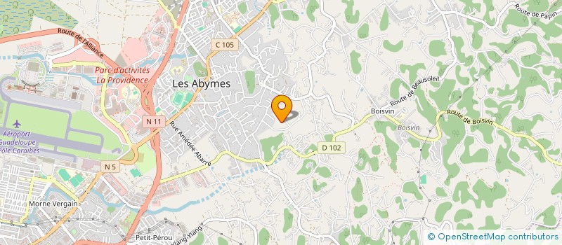 localisation de l'entreprise MONSIEUR PATRICK LEONIDAS à LES ABYMES