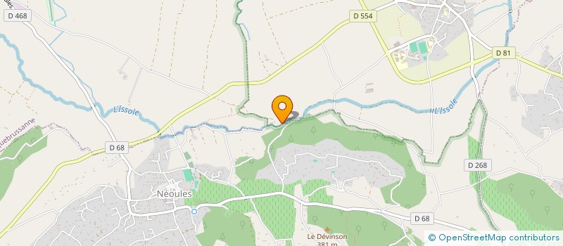 localisation de l'entreprise MONSIEUR PATRICK LEPAGE  STE ANASTASIE SUR ISSOLE