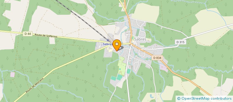 localisation de l'entreprise MONSIEUR PATRICK LEPETIT  SABRES