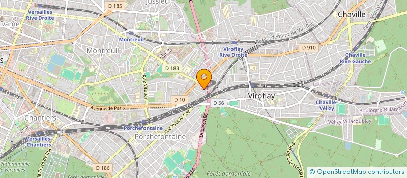 localisation de l'entreprise MONSIEUR PATRICK LEPLEUX  VIROFLAY