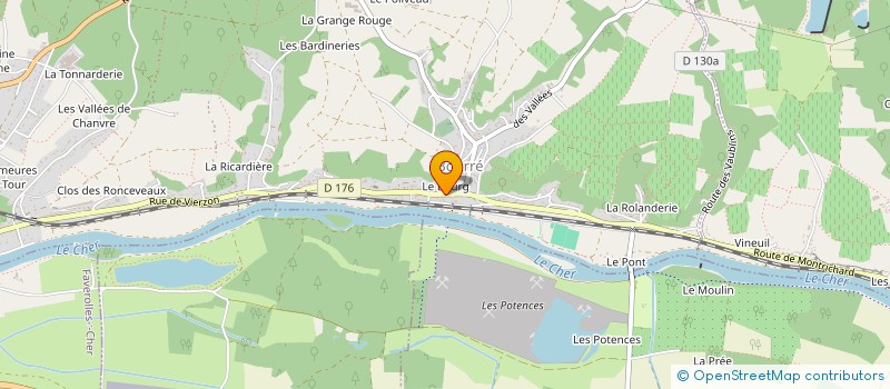 localisation de l'entreprise MONSIEUR PATRICK LEPOT  MONTRICHARD-VAL-DE-CHER