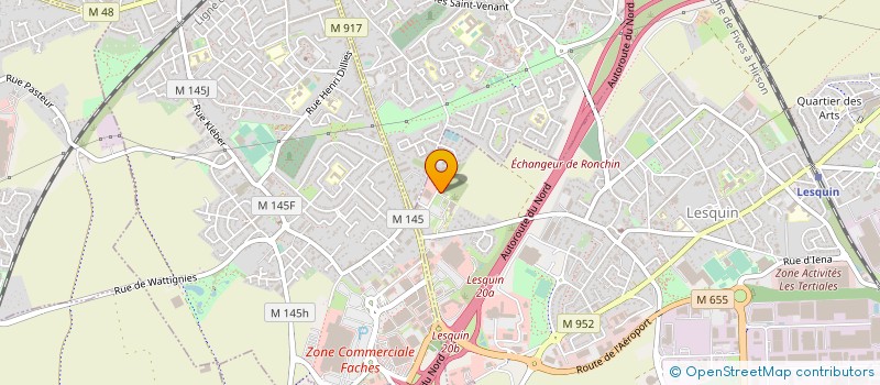 localisation de l'entreprise MONSIEUR PATRICK LEPS à LESQUIN