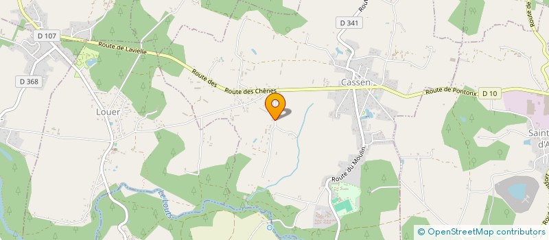 localisation de l'entreprise MONSIEUR PATRICK LEQUEUX  CASSEN