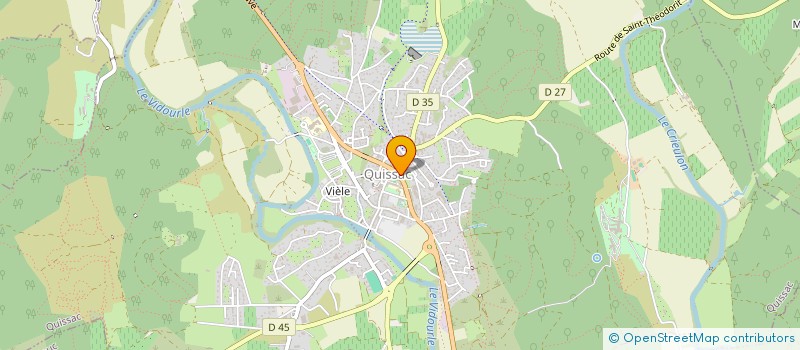 localisation de l'entreprise MONSIEUR PATRICK LERONDE  QUISSAC